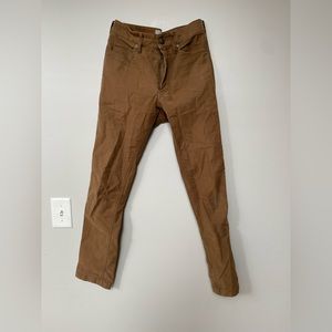 Tan everlane slim pant